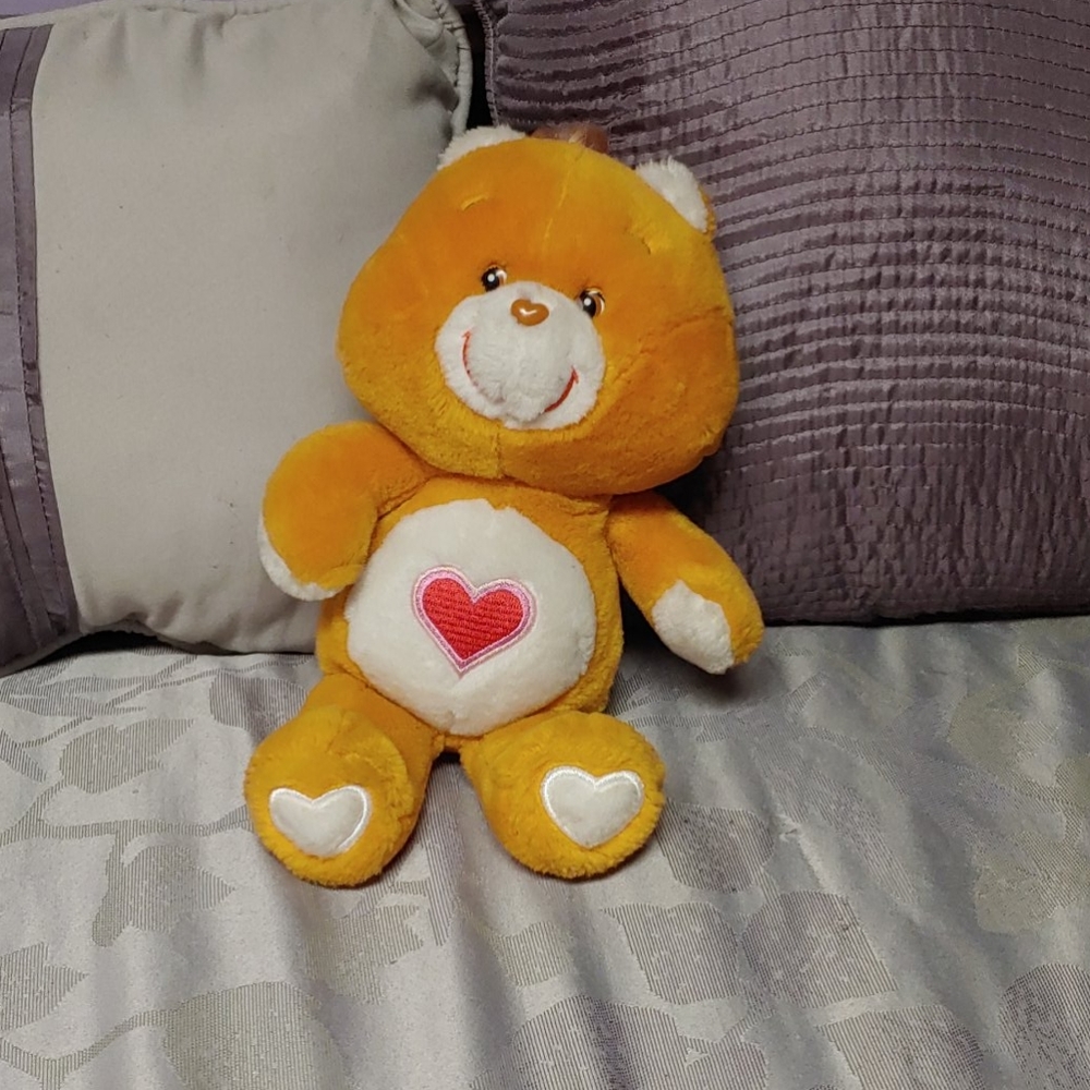 Care Bears Vintage Tenderheart 10" Plush Stuffed Animal